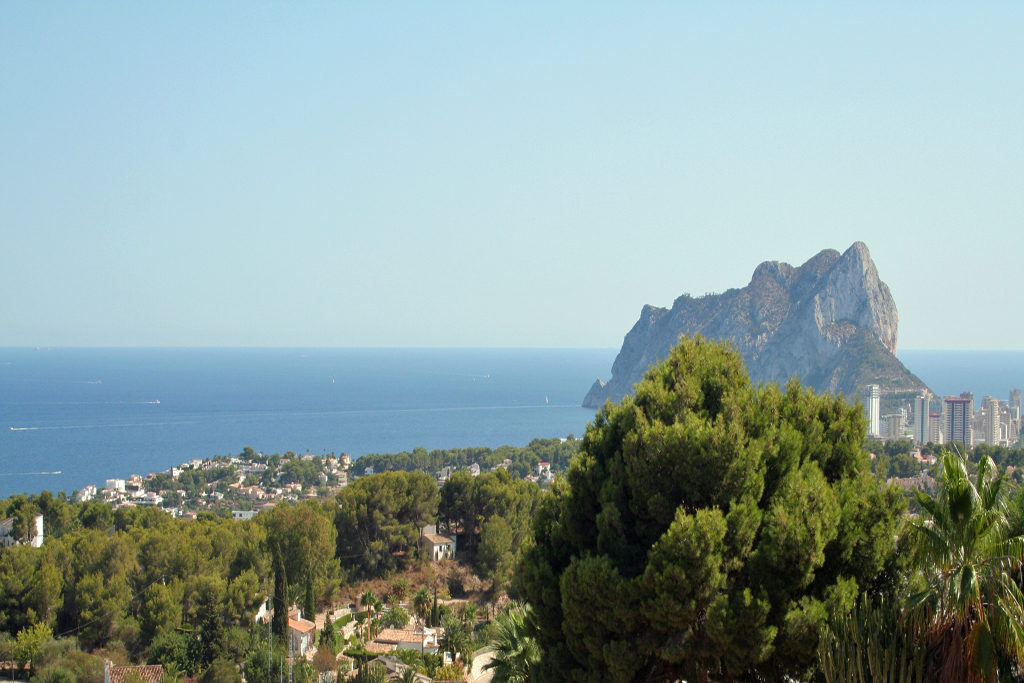 new build in benissa available plot with seaviews